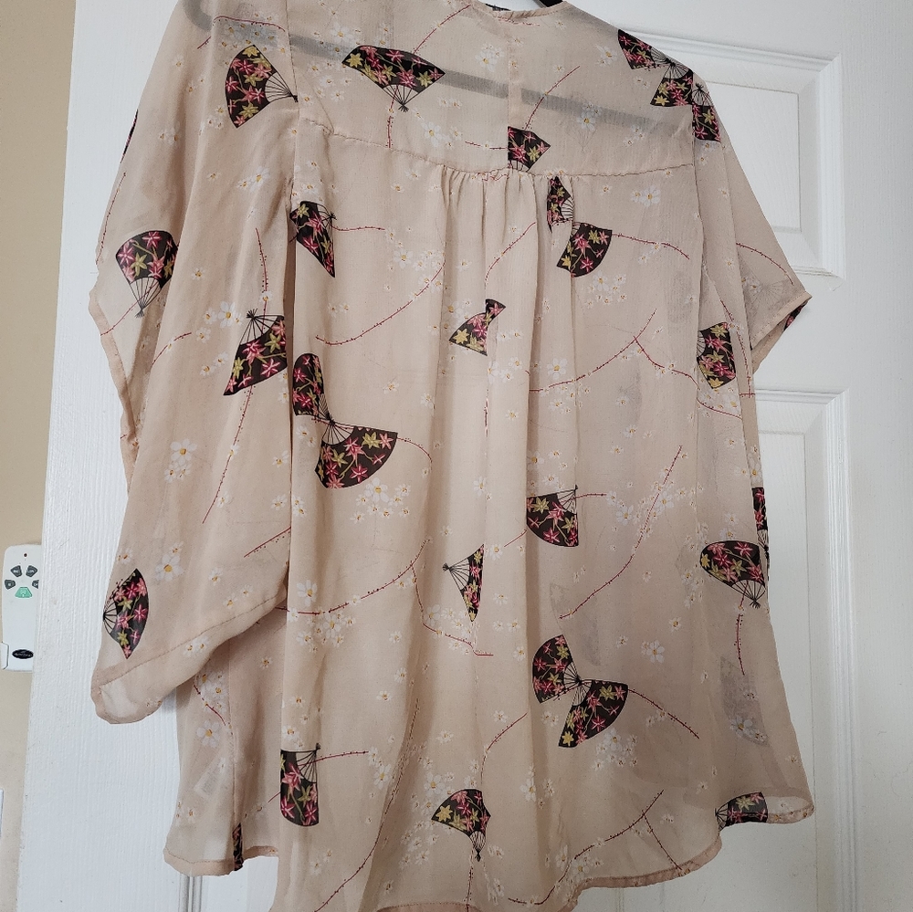 Sheer Kimono Robe - Picture 3 of 3